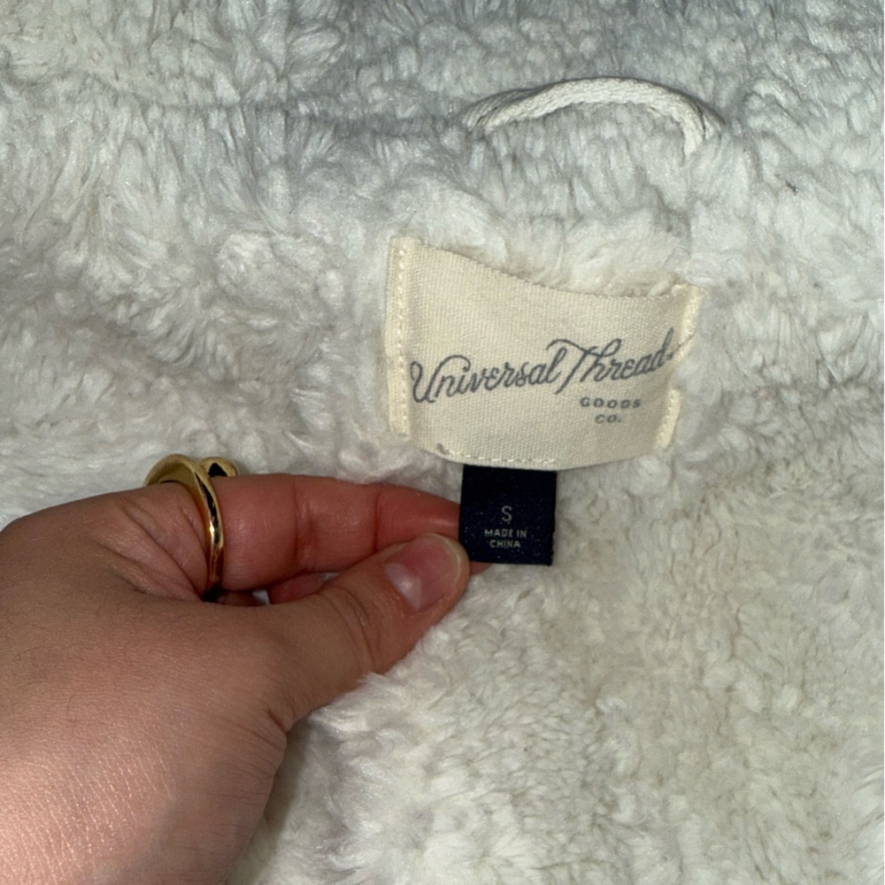 Universal Thread Cream Sherpa Jacket - Picture 2 of 2